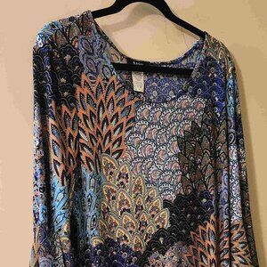 Womens xlg fun Bell sleeved dress